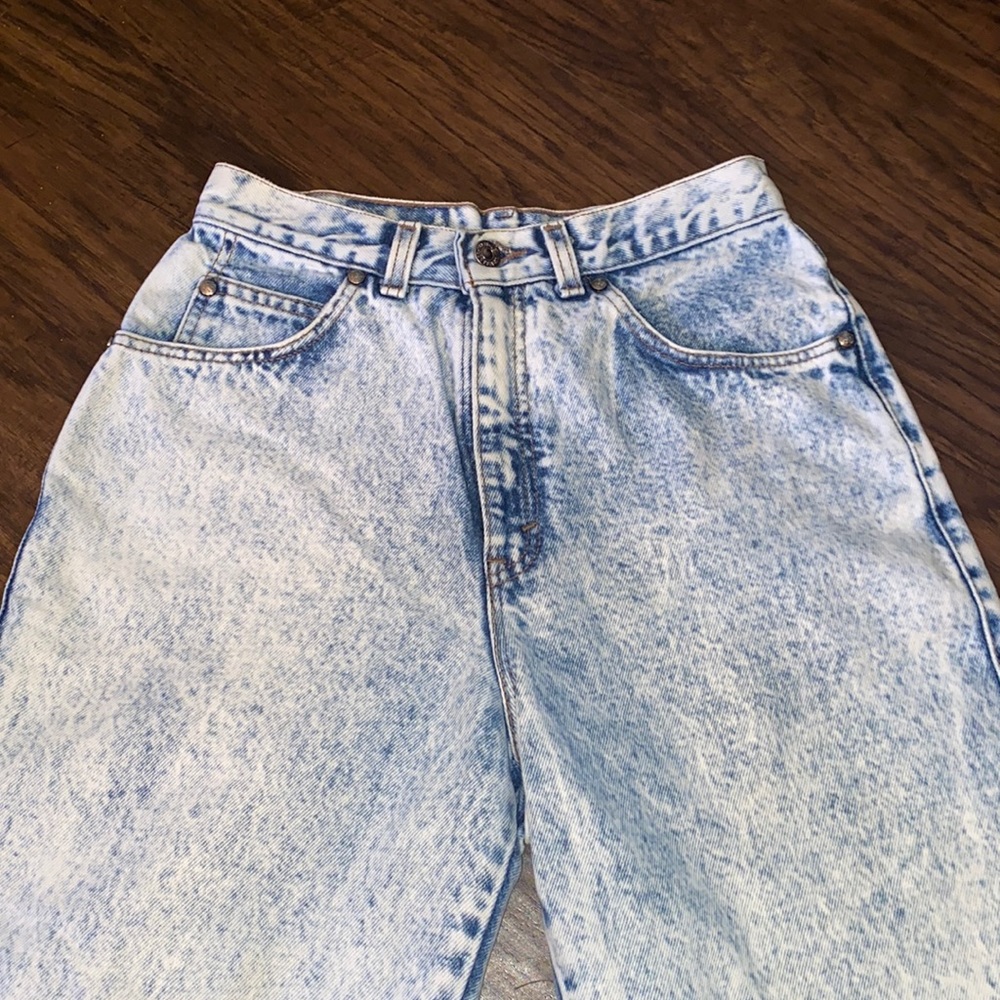 Levi's 900 series acid wash jeans